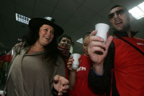 Ruslana Pisanka and Vladimir Virchis