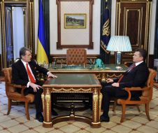 Viktor Yushchenko and Viktor Yanukovich