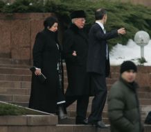 Nikolay Azarov with wife