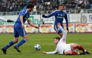 Artem Milevskiy, Andrey Shevchenko and Ansi Agolli