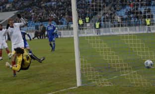 Goalkeeper of SC ”Krivbass” let in a goal