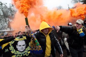 FC Metallist (Kharkiv) fans