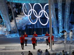 Closing ceremony of XXI Olympic Winter Games