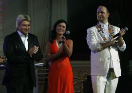Nikolai Baskov, Anastasiya Zavorotnuyk and Potap