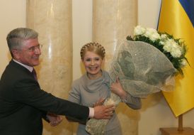 Yuliya Timoshenko and Petr Krupko