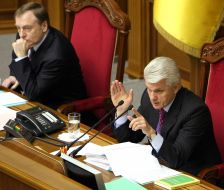 Volodymyr Lytvyn and Oleksandr Lavrynovych