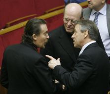 Andrey Shkil, Roman Zvarych and Ivan Kirilenko