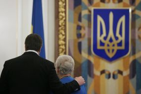 Viktor Yanukovich and Valentina Shevchenko