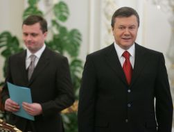 Viktor Yanukovich and Sergey Levochkin