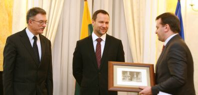 Vitaliy Antonov, Petras Vaitiekunas and Valeriy Pyatak