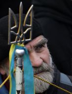 Участник митинга