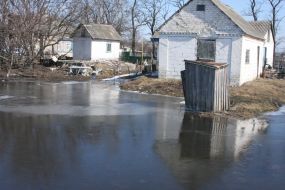 Затопленные дома