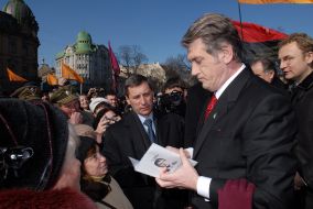 Виктор Ющенко и Андрей Садовый