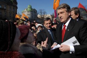 Виктор Ющенко и Николай Кмить