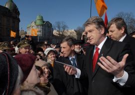 Виктор Ющенко и Николай Кмить