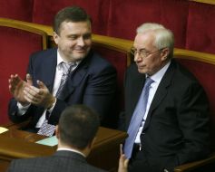 Nikolay Azarov and Sergey Levochkin