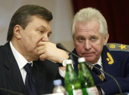 Viktor Yanukovich and Alexsander Medvenko