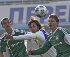 Artem Milevsky, Aleksandr Onika and Aleksandr Matveev