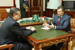 Виктор Янукович и Константин Грищенко