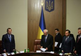 Andrei Klyuyev, Nikolay Azarov, Boris Kolesnikov and Vladimir Sivkovich