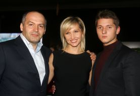 Viktor Pinchuk, Elena Franchuk and Roman Franchuk