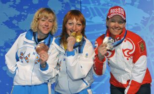 Yuliya Batenkova-Bauman, Anna Burmistrova and Aleksandra Kononova