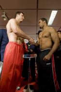 Vladimir Klichko and Eddie Chambers