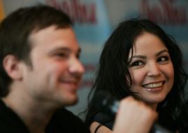 Asel Sagatova and Aleksey Chadov