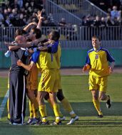FC ”Zakarpatye” (Uzhgorod) players