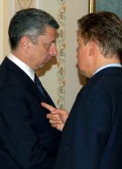 Aleksey Miller and Yury Boyko