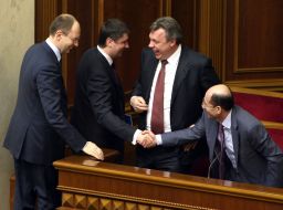 Arseniy Yatsenyuk and Vyacheslav Kirilenko