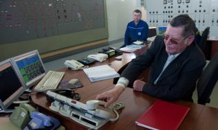 Employee of Dnepr hydroelectric power plant