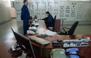 Employee of Dnepr hydroelectric power plant