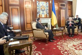 Vladimir Litvin and Kanat Saudabayev