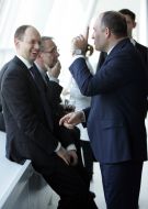 Arseniy Yatsenyuk and Viktor Pinchuk