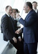 Arseniy Yatsenyuk and Viktor Pinchuk