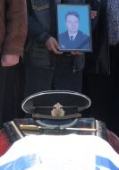 Церемонія поховання Віктора Гінькута