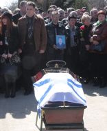 Церемонія поховання Віктора Гінькута