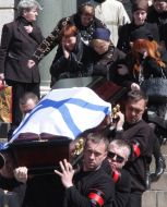 Церемонія поховання Віктора Гінькута