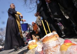 Освячення великодніх кошиків