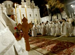 Easter divine service