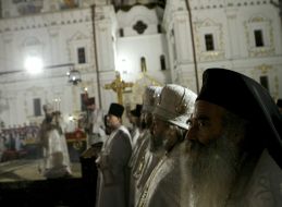 Easter divine service