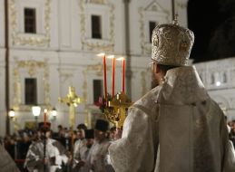 Easter divine service