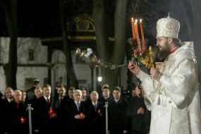 Easter divine service