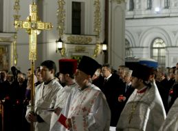 Easter divine service