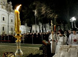 Easter divine service