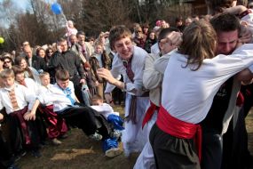 Участники этнографического фестиваля «Велика Гаївка»