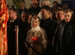 Yulia Tymoshenko and Mikhail Livinskiy