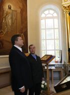 Виктор Янукович и Дмитрий Медведев