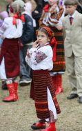 Участницы этнографического фестиваля «Велика Гаївка»